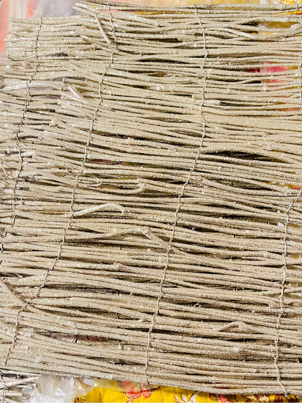Gold Decorative Woven Wall Art Panel - Brand